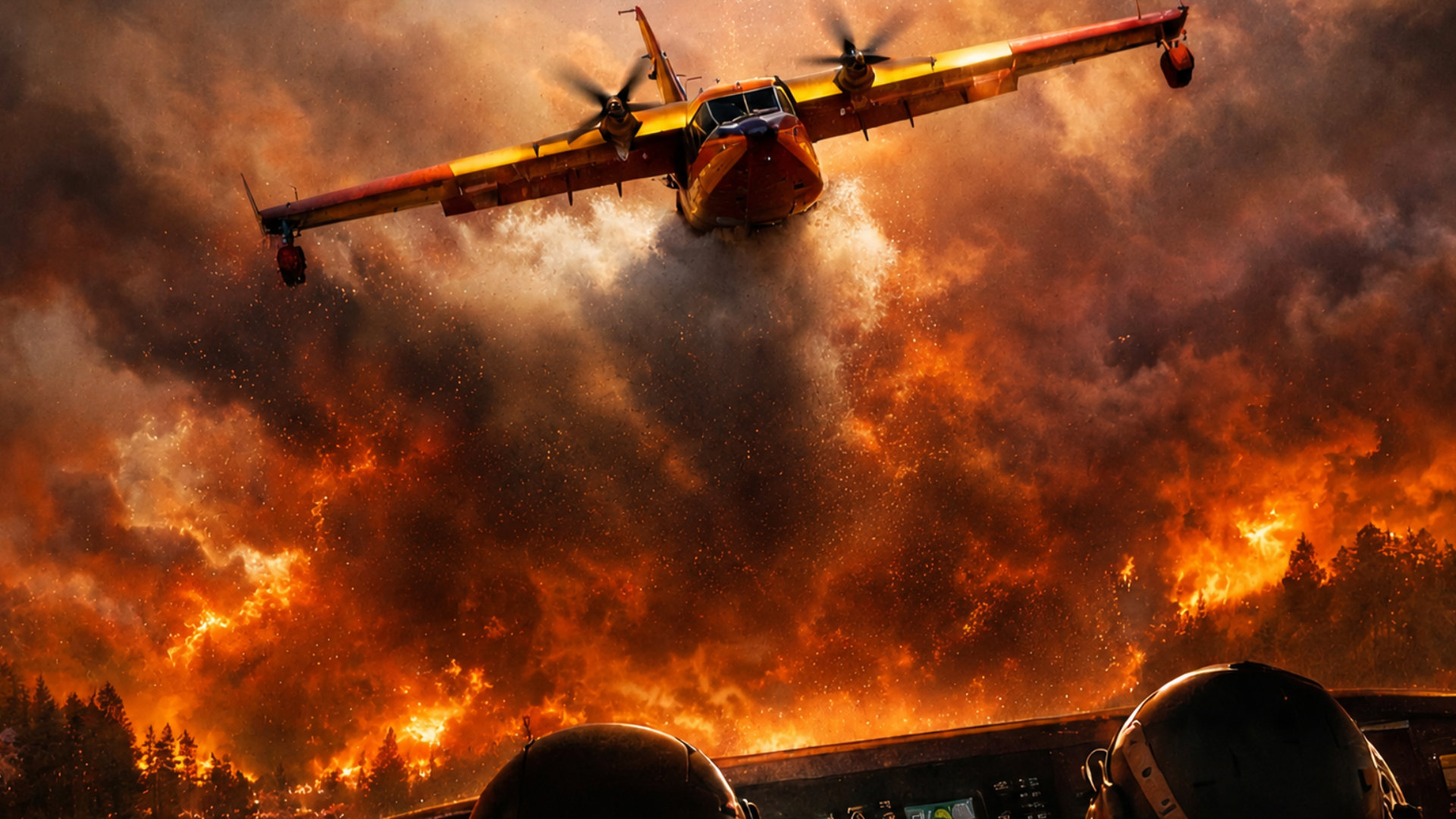 Copertina: Angeli in volo tra le fiamme: il coraggio dei piloti Canadair